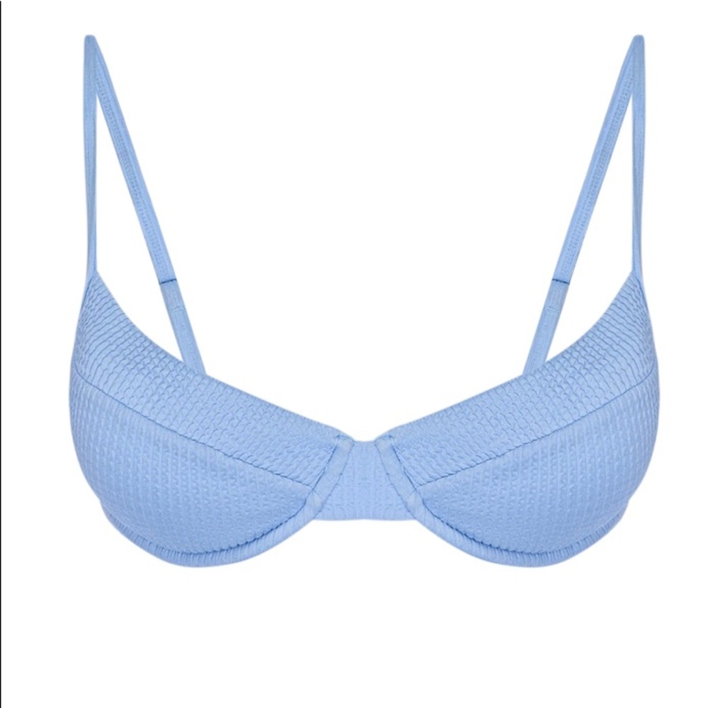 Monday Swimwear Maui Top in Periwinkle Blue